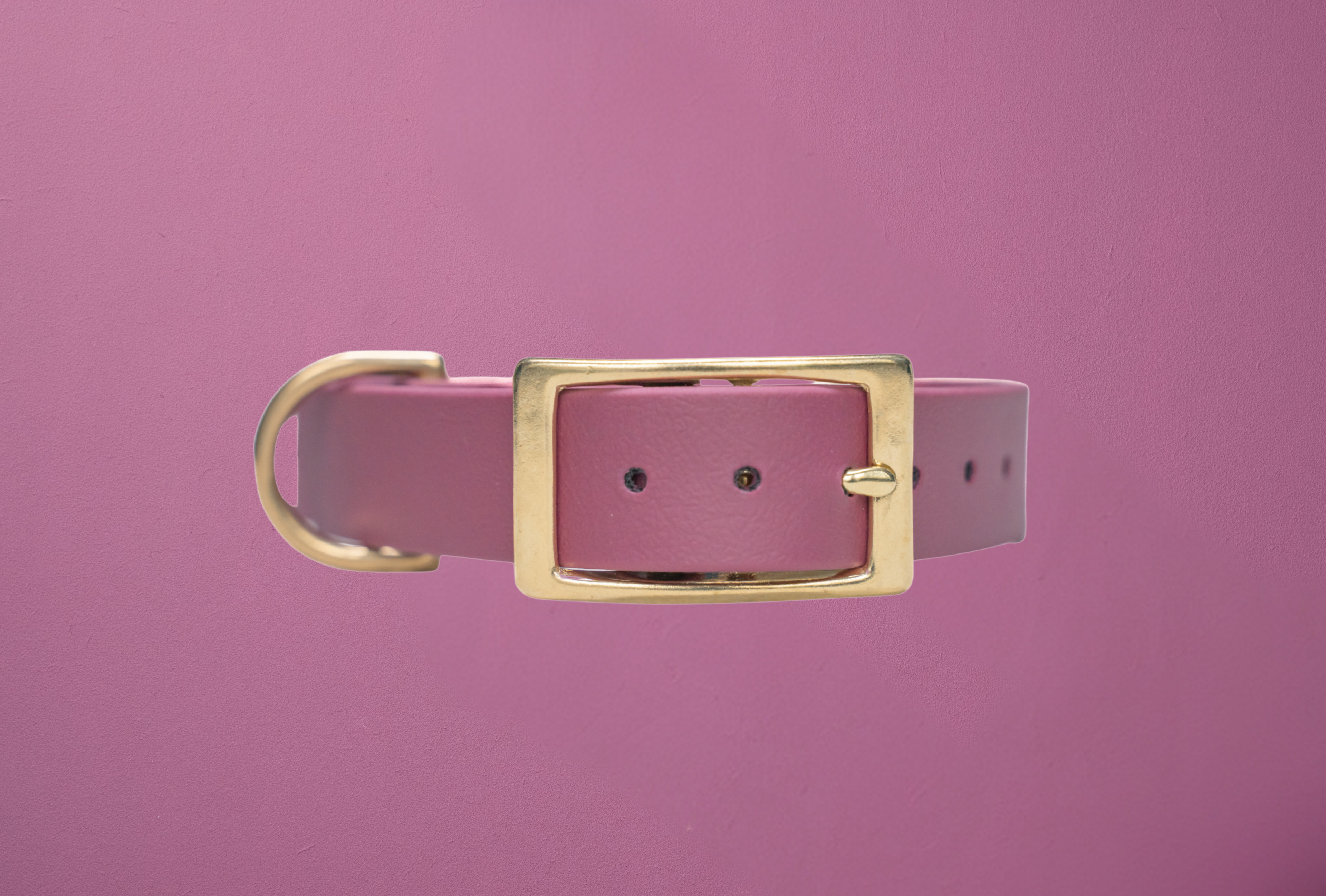 halsband hond van BioThane in de kleur wine red