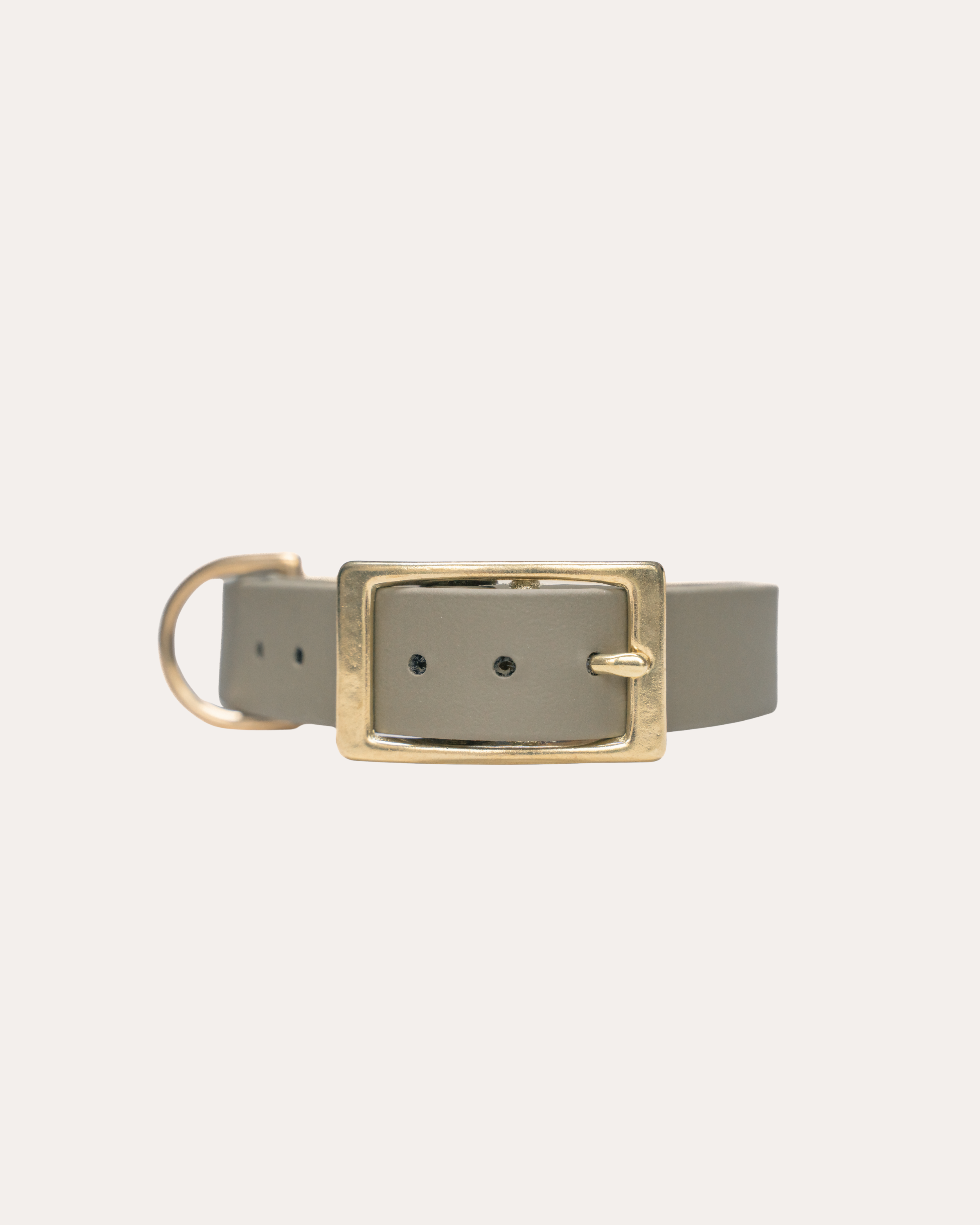 OLIVE GREEN | HONDENHALSBAND | messing gesp